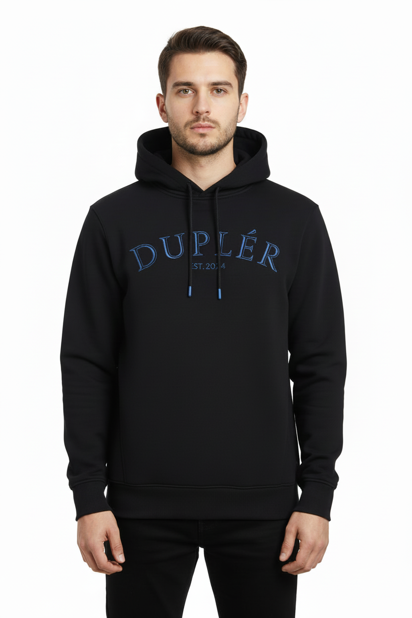 Dupler Svart Hoodie utan CK-logga